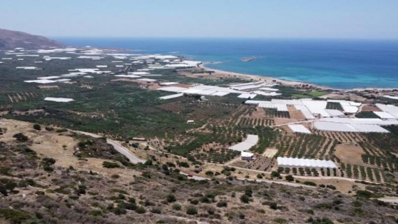 Phalasarna Kreta, Phalasarna: Fantastisches Meerblickgrundstück in idyllischer Lage zu verkaufen Grundstück kaufen